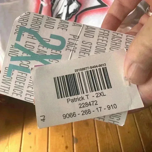 Lularoe 2xl white Americana Patrick . Statue of Liberty in a star! NWT. - Picture 7 of 7